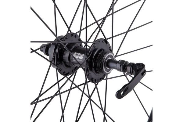 Колесо 26" заднее, двустенный обод 32 отв., втулка STG B07 алюм пром подшип. под трещ.